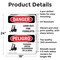 Signmission Look Out For Forklifts Bilingual, 18 in W x Rectangle, Aluminum OS-2PACK-DS-A-1824-VS-1440 - alternate 3